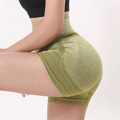 Women Yoga Shorts High Waist Workout Shorts Lift Butt