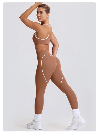 Women’s Yoga Set – High Waist Butt-Lifting Slim Workout Outfit
