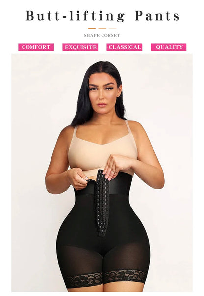 Women’s High Waist Body Shaper Panties – Butt Lifter BBL Tummy Control Underwear