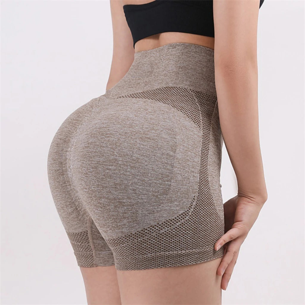 Women Yoga Shorts High Waist Workout Shorts Lift Butt