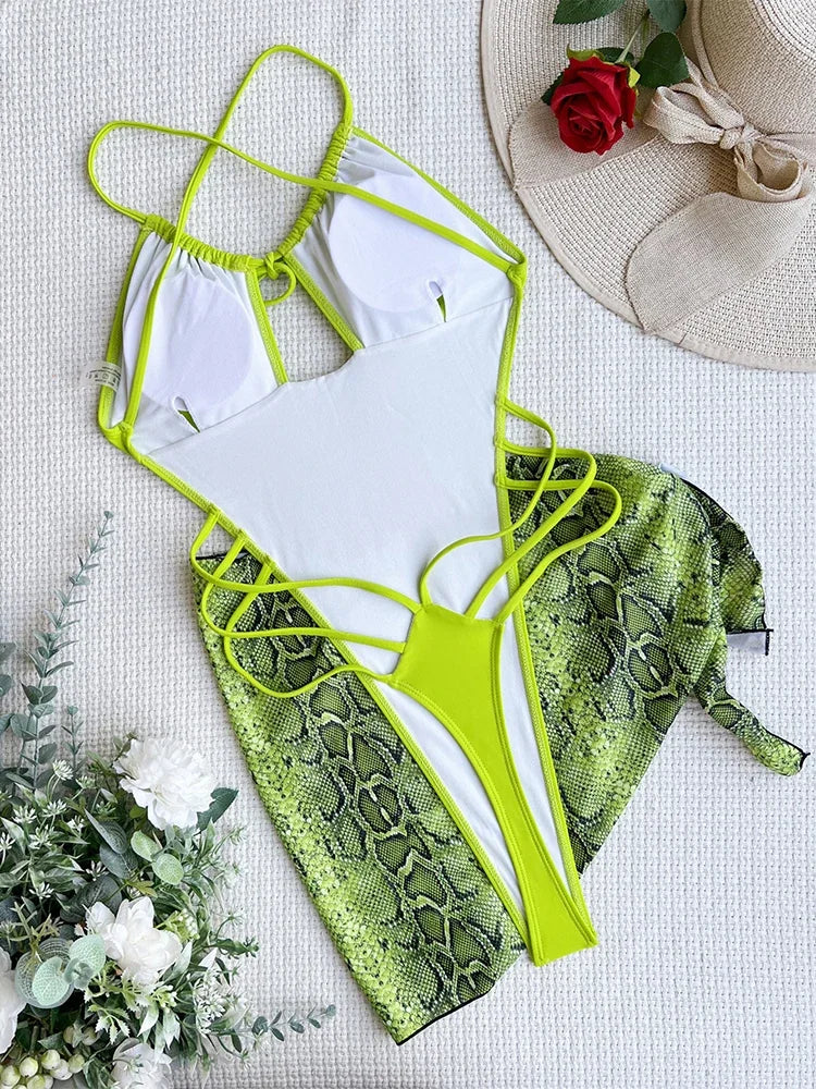 Women’s High Cut Swimsuit – Sexy Summer Beachwear