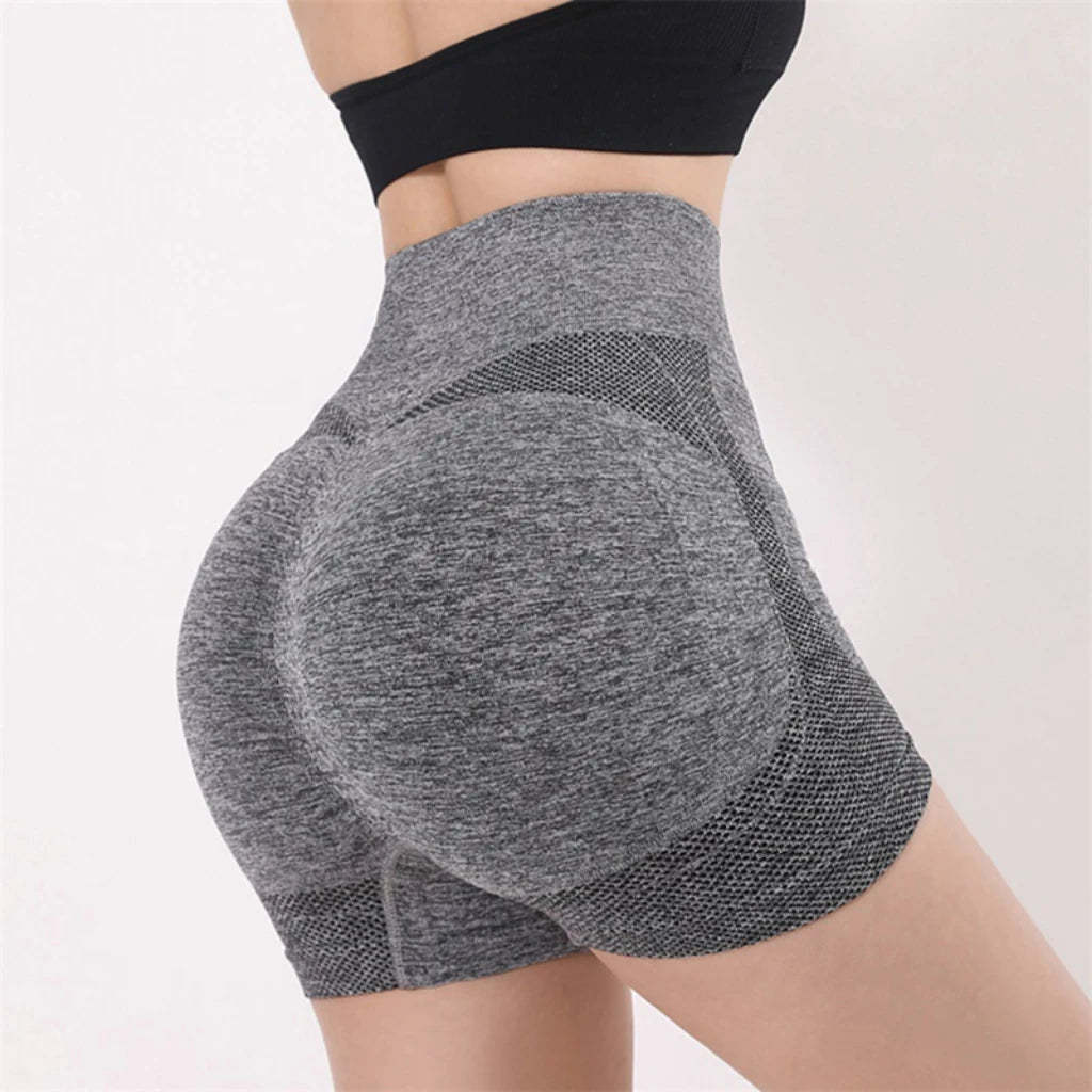 Women Yoga Shorts High Waist Workout Shorts Lift Butt