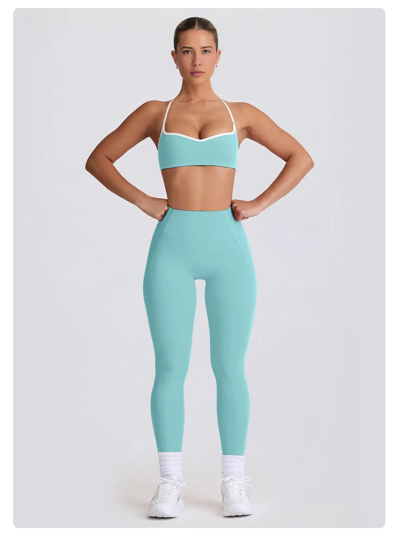 Women’s Yoga Set – High Waist Butt-Lifting Slim Workout Outfit