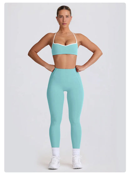 Women’s Yoga Set – High Waist Butt-Lifting Slim Workout Outfit