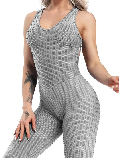 Women’s Sleeveless Jumpsuit – Backcross Short Bodysuit Romper