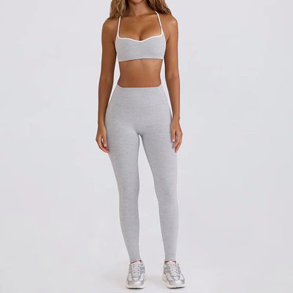 Women’s Yoga Set – High Waist Butt-Lifting Slim Workout Outfit