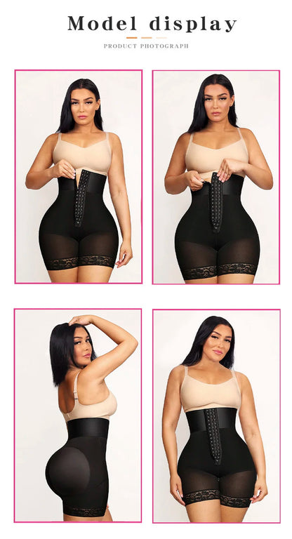 Women’s High Waist Body Shaper Panties – Butt Lifter BBL Tummy Control Underwear