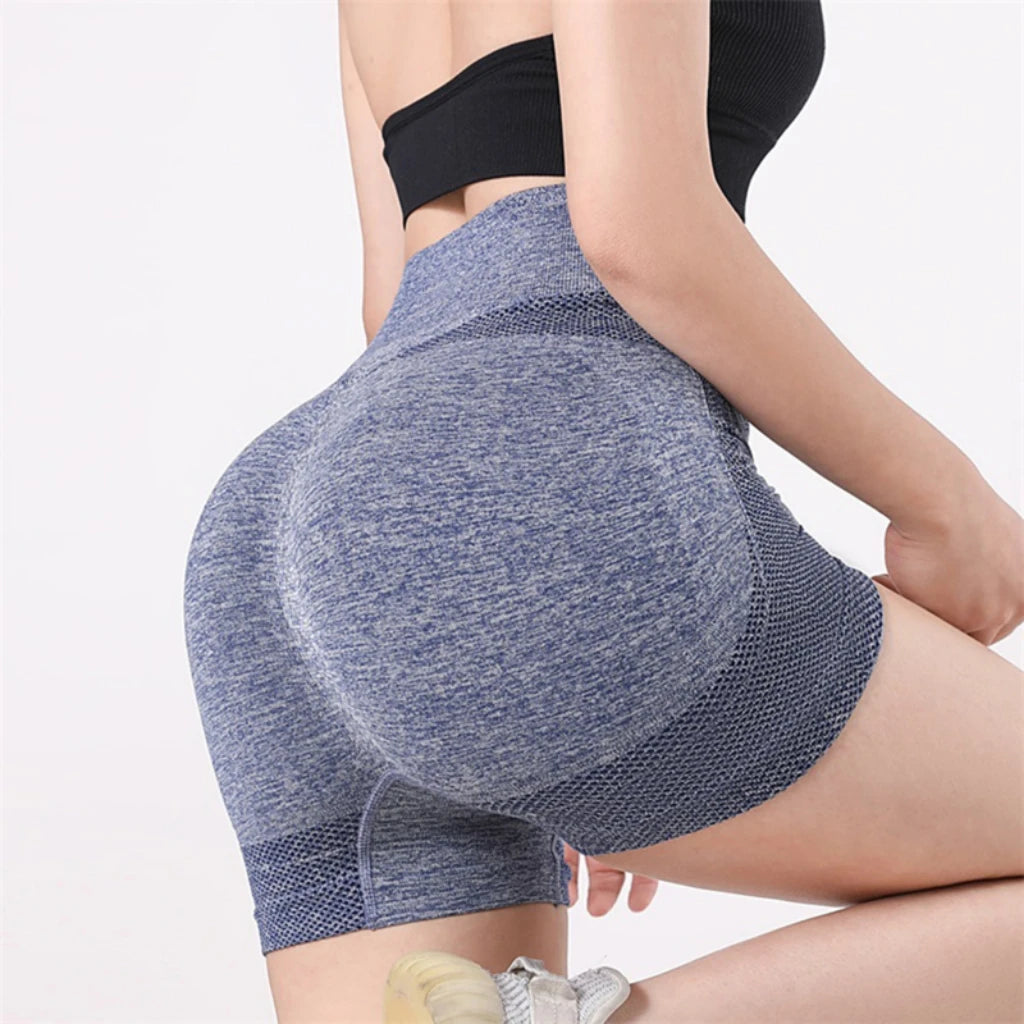 Women Yoga Shorts High Waist Workout Shorts Lift Butt