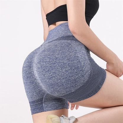 Women Yoga Shorts High Waist Workout Shorts Lift Butt