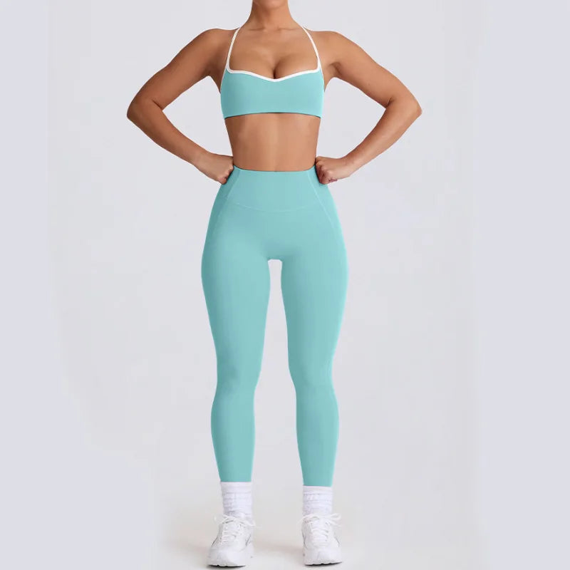 Women’s Yoga Set – High Waist Butt-Lifting Slim Workout Outfit