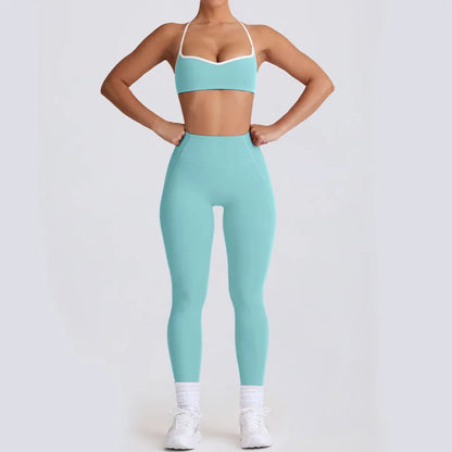 Women’s Yoga Set – High Waist Butt-Lifting Slim Workout Outfit