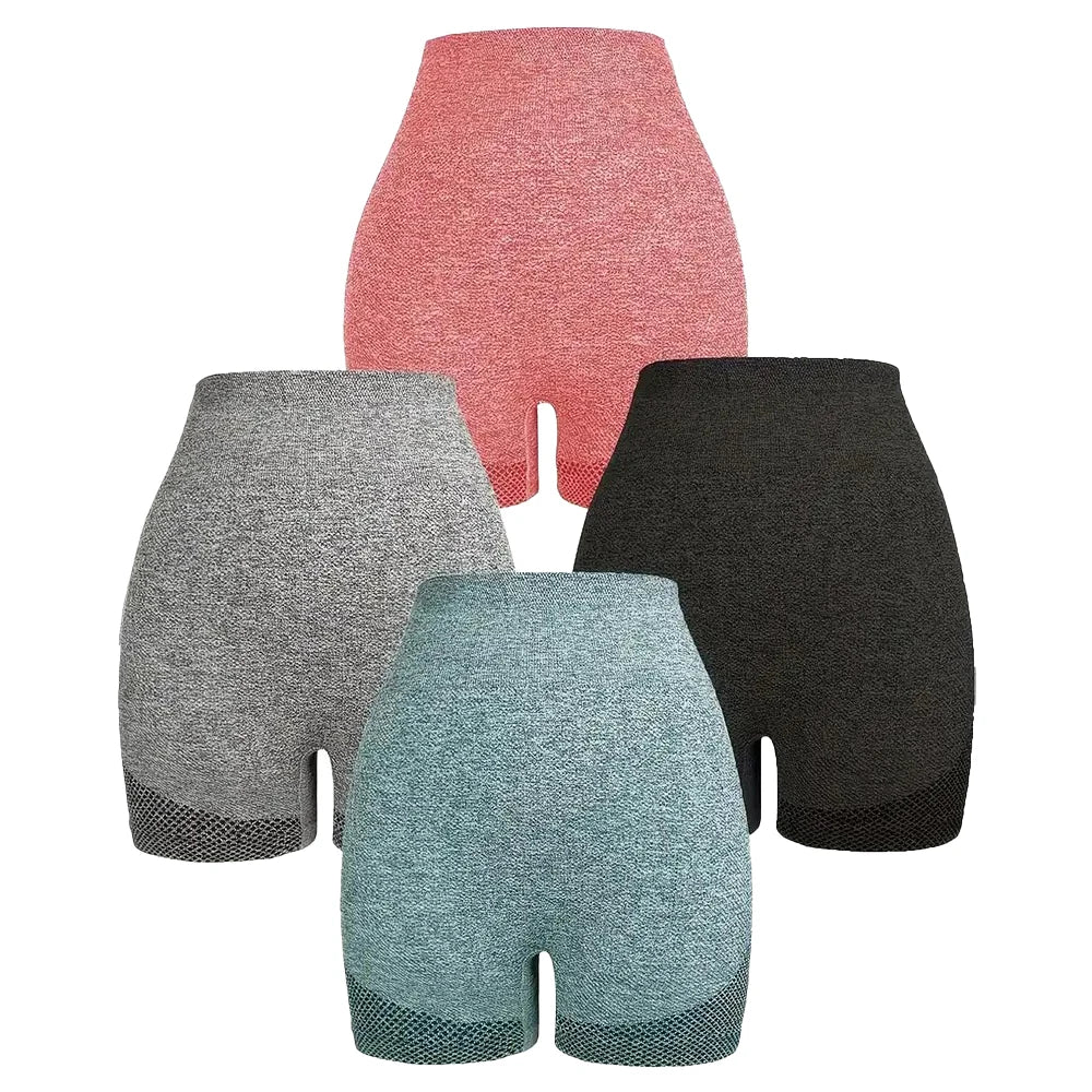 Womens Yoga Shorts High Waist Butt Lift Fitness