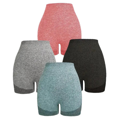 Womens Yoga Shorts High Waist Butt Lift Fitness