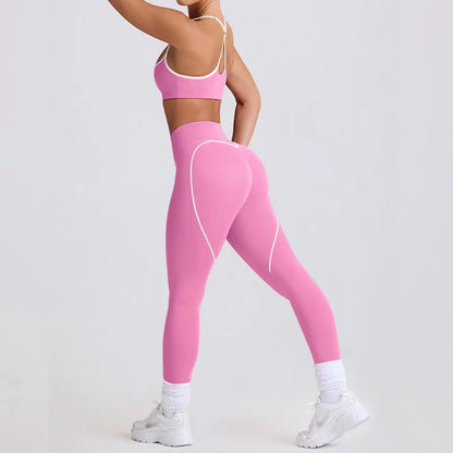 Women’s Yoga Set – High Waist Butt-Lifting Slim Workout Outfit