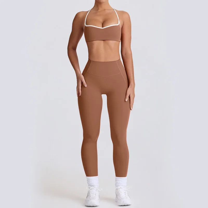 Women’s Yoga Set – High Waist Butt-Lifting Slim Workout Outfit