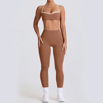 Women’s Yoga Set – High Waist Butt-Lifting Slim Workout Outfit