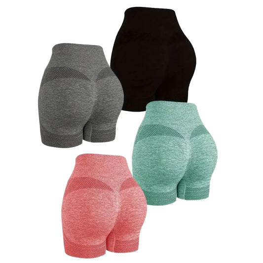 Womens Yoga Shorts High Waist Butt Lift Fitness