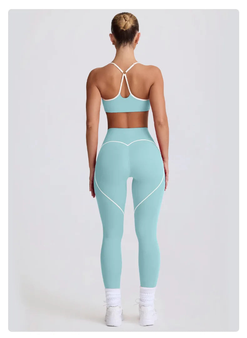 Women’s Yoga Set – High Waist Butt-Lifting Slim Workout Outfit