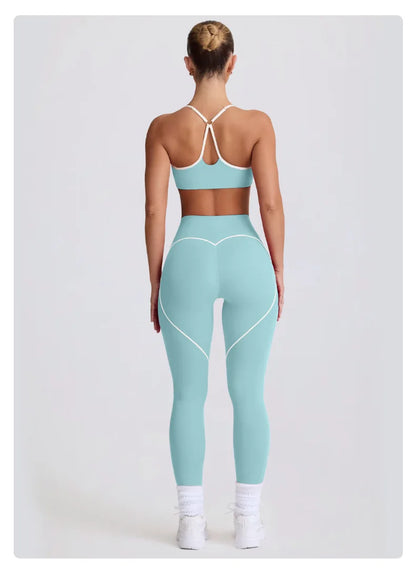 Women’s Yoga Set – High Waist Butt-Lifting Slim Workout Outfit