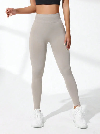 Women’s High Waist Seamless Yoga Leggings – Butt Lifting Stretch Workout Pants