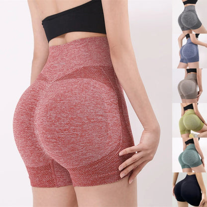 Women Yoga Shorts High Waist Workout Shorts Lift Butt