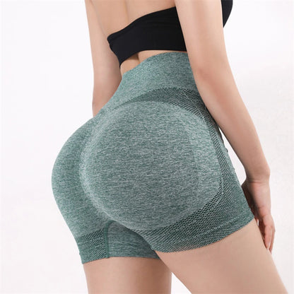 Women Yoga Shorts High Waist Workout Shorts Lift Butt