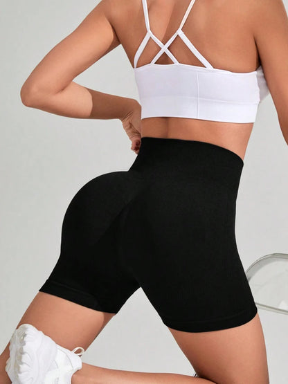 Women’s High Waist Yoga Shorts – Workout Leggings Fitness Sportswear