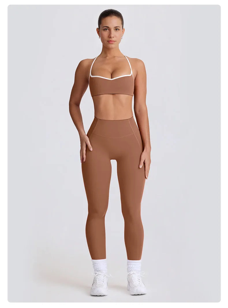 Women’s Yoga Set – High Waist Butt-Lifting Slim Workout Outfit