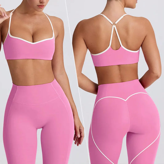Women’s Yoga Set – High Waist Butt-Lifting Slim Workout Outfit