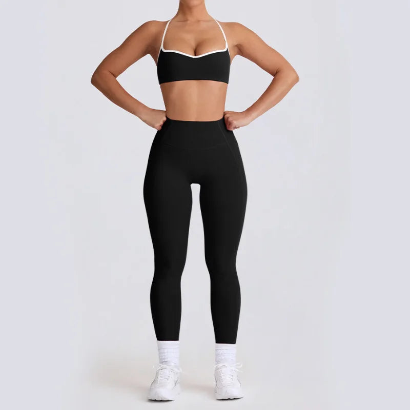 Women’s Yoga Set – High Waist Butt-Lifting Slim Workout Outfit