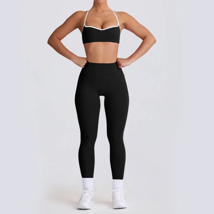 Women’s Yoga Set – High Waist Butt-Lifting Slim Workout Outfit