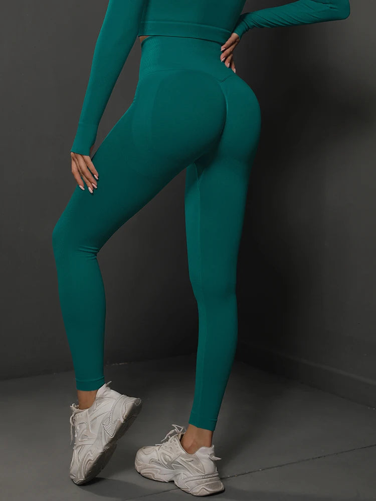 Women Yoga Leggings Lifting Bubble Butt