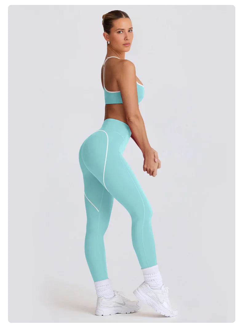 Women’s Yoga Set – High Waist Butt-Lifting Slim Workout Outfit