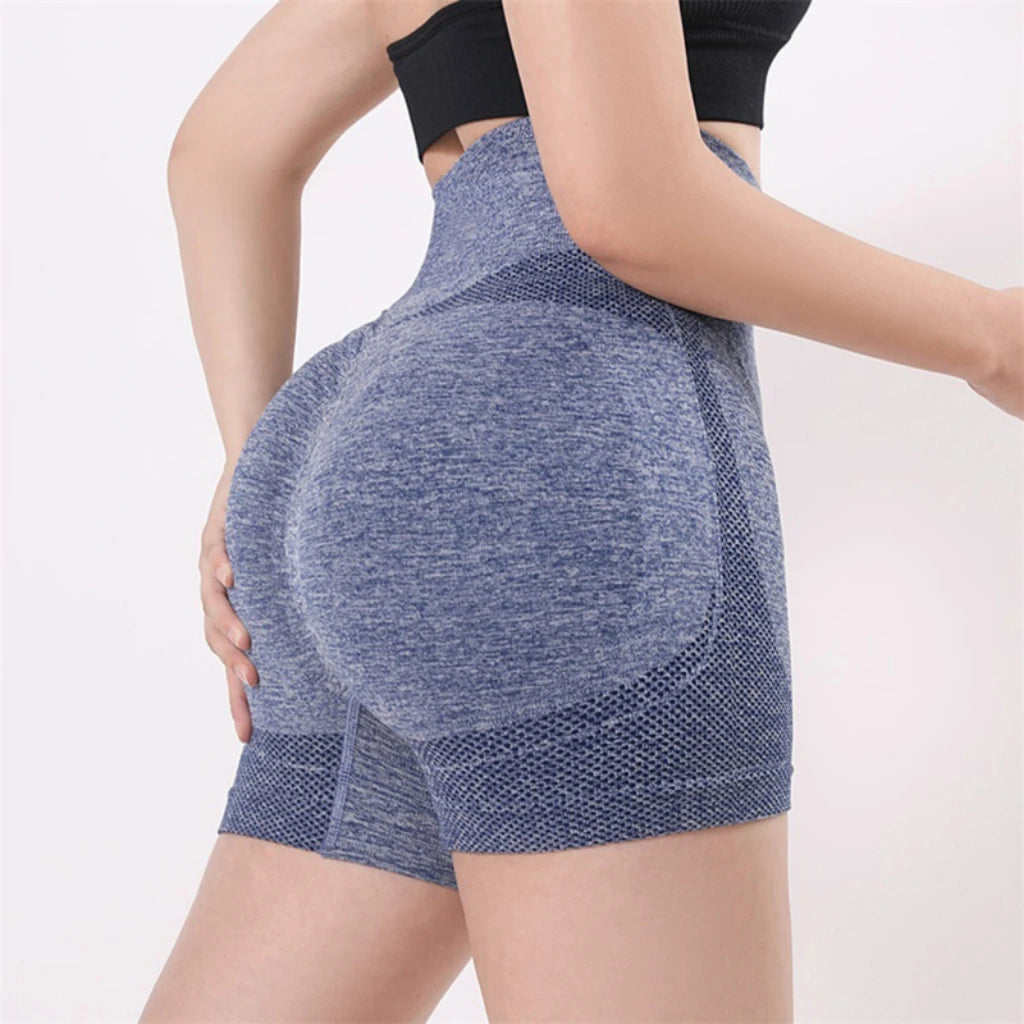 Women Yoga Shorts High Waist Workout Shorts Lift Butt