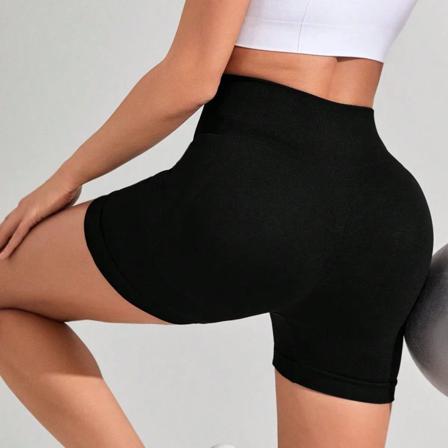 Women’s High Waist Yoga Shorts – Workout Leggings Fitness Sportswear