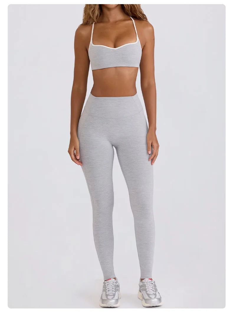 Women’s Yoga Set – High Waist Butt-Lifting Slim Workout Outfit