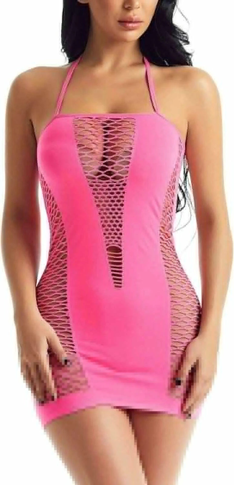 Women Lingerie Sexy Fishnet Chemise Outfit
